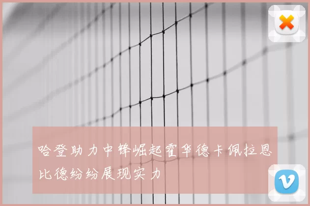 哈登助力中锋崛起霍华德卡佩拉恩比德纷纷展现实力